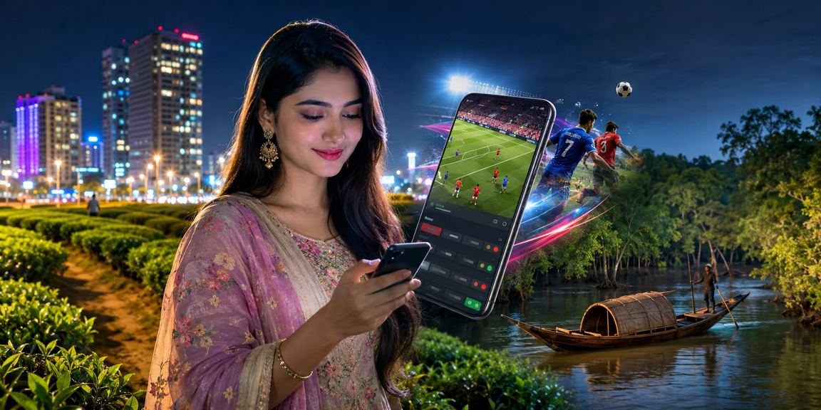 ঢাকায় মোবাইল ক্যাসিনো ব্যবহার করছেন একজন প্রাপ্তবয়স্ক ব্যবহারকারী