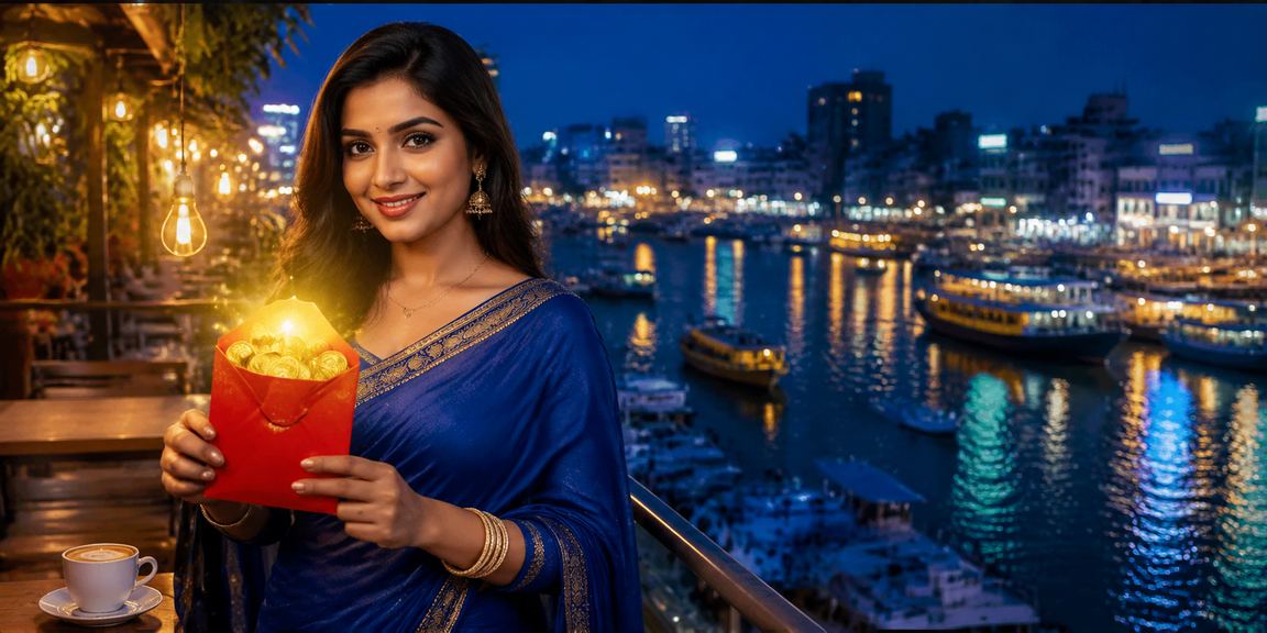 ময়মনসিংহে লাল খামে বোনাস অফার নিয়ে উচ্ছ্বসিত বাংলাদেশি মডেলের ছবি